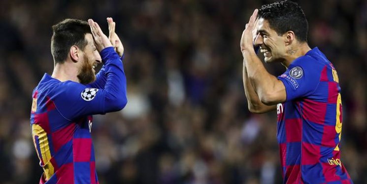 سوارس همبازی مسی شد