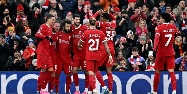صعود لیورپول به نیمه نهایی با گلباران وستهم