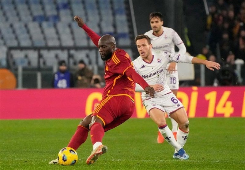 توقف رم در خانه برابر فیورنتینا با 2 اخراجی/ سردار آزمون مصدوم شد