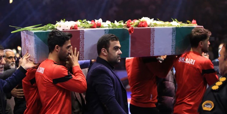 مهمان ویژه و خاص مسابقات کشتی آزاد انتخابی تیم ملی + عکس