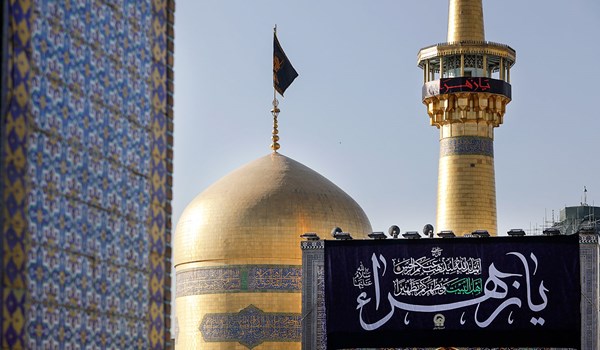 فیلم| حال و هوای حرم مطهر رضوی در سالروز شهادت حضرت زهرا(س)