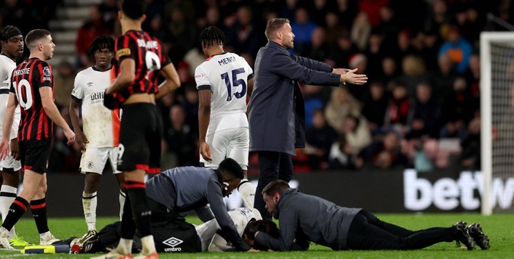 شوک به لیگ برتر؛ توقف یک مسابقه به خاطر حمله قلبی کاپیتان! +فیلم