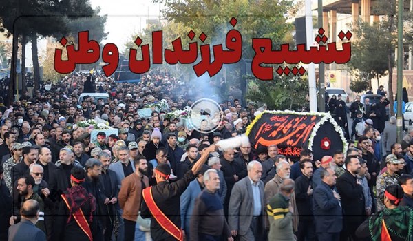 فیلم| تشییع ۳ شهید گمنام در سمنان