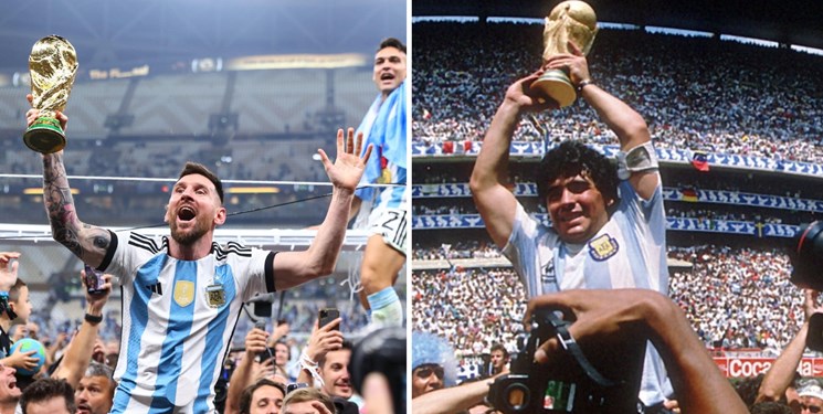 روزی که مسی جانشین مارادونا شد