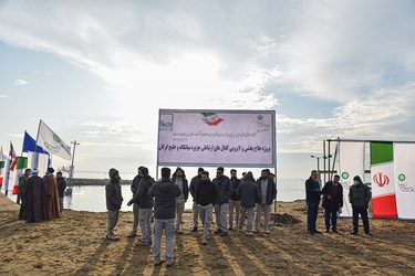 بازدید رئیس‌جمهور از «جزیره آشوراده»