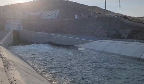 فیلم| رهاسازی آب از سد کانی‌سیب به سمت دریاچه ارومیه