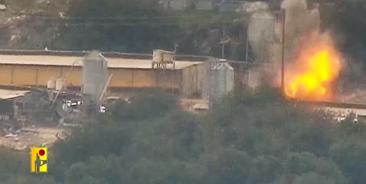 نقطه‌زنی موشک‌های حزب‌الله در شمال فلسطین اشغالی+فیلم