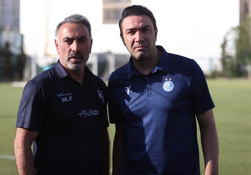 حضور سرمربی سابق استقلال در کنار آبی‌پوشان+عکس