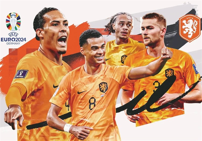 اعلام لیست ۲۶ نفره هلند برای یورو ۲۰۲۴