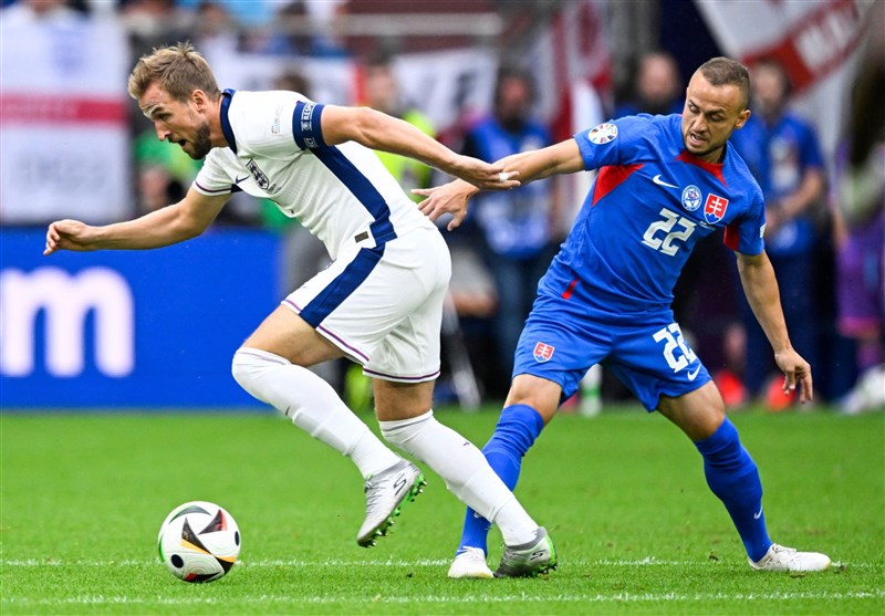 تساوی انگلیس و اسلواکی؛ بازی به وقت‌های اضافه کشید