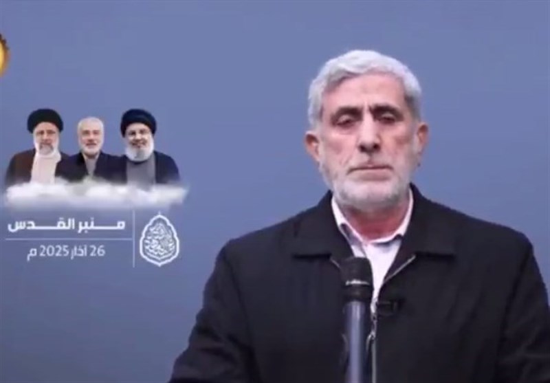 سردار قاآنی: مقاومت فلسطین قوی‌تر از دوران طوفان الاقصی است