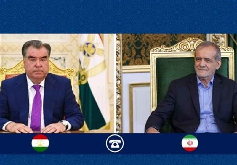 گفتگوی تلفنی روسای جمهور ایران و تاجیکستان