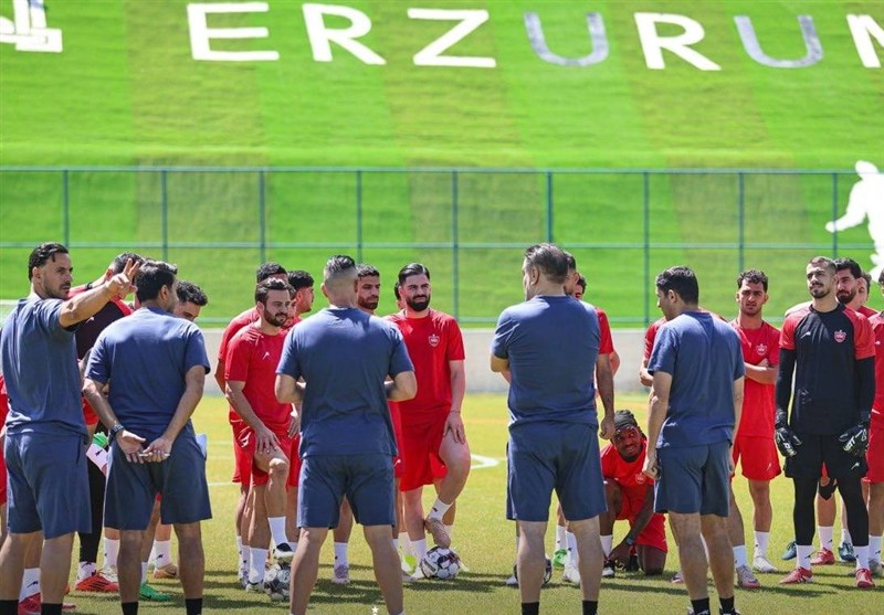 اولین تمرین پرسپولیس با هاشمیان + عکس