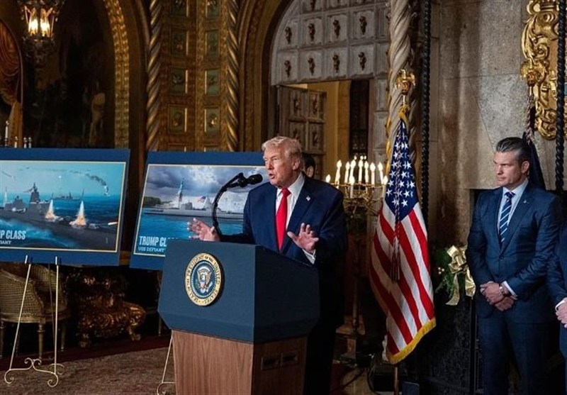رونمایی ترامپ از نبردناوهای جدید آمریکا