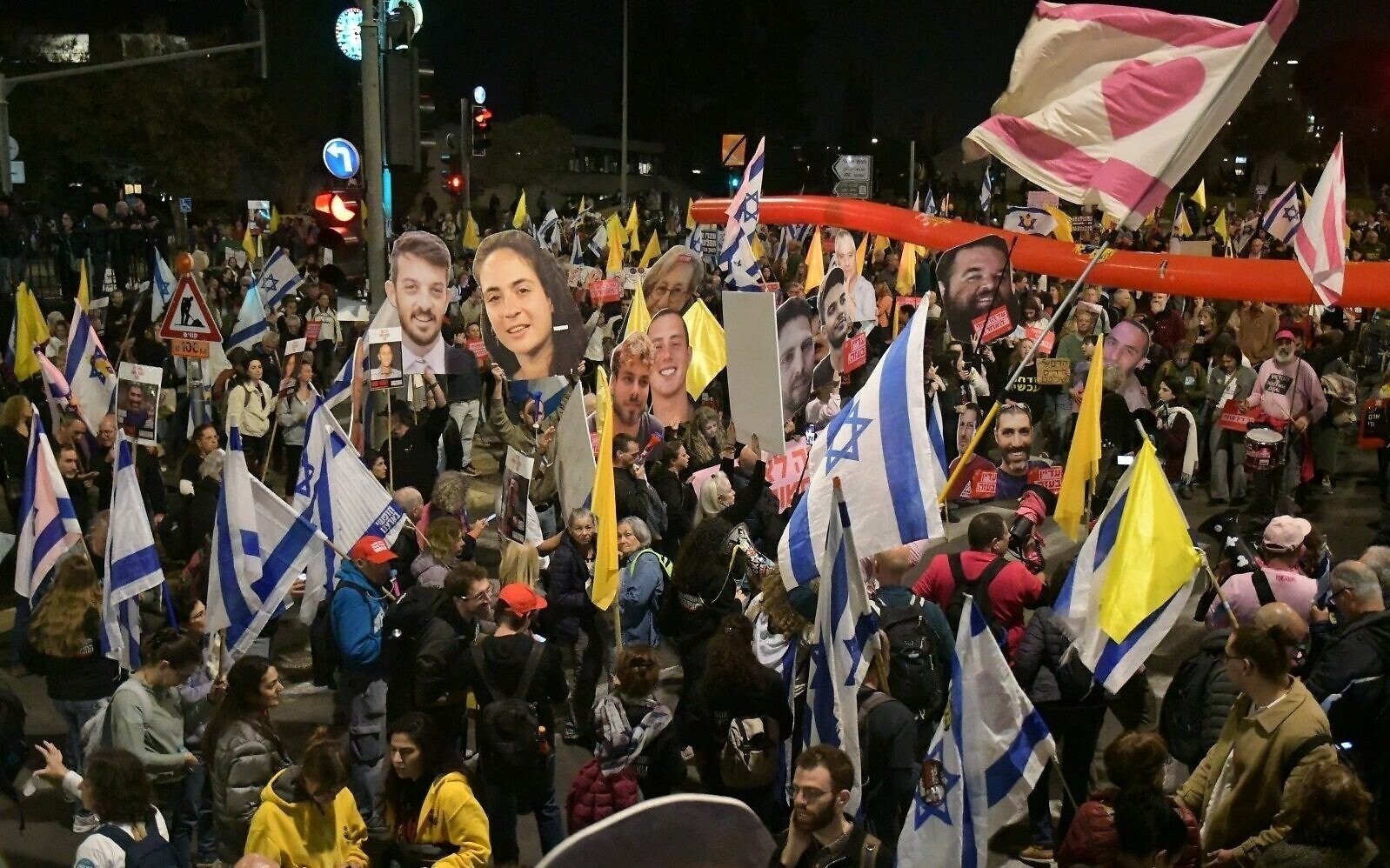 درگیری‌ شبانه در تل‌آویو و دستگیری چند معترض اسرائیلی