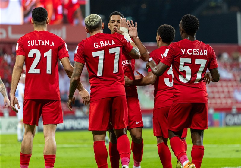 صعود شباب الاهلی به رده چهارم لیگ امارات