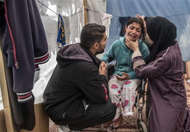 مصیبت کودکان قطع عضو شده و آواره غزه در شب‌های سرد زمستان
